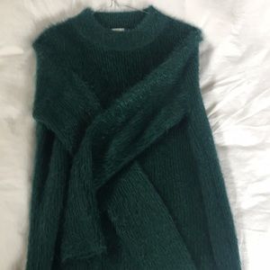 Women’s green super sweater